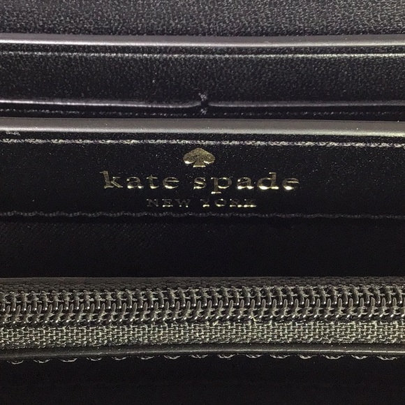 Kate Spade Black Zip Wallet - Picture 7 of 10